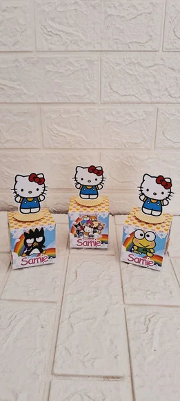 15 Lembrancinhas Aniversário Festa Hello Kitty Caixinhas