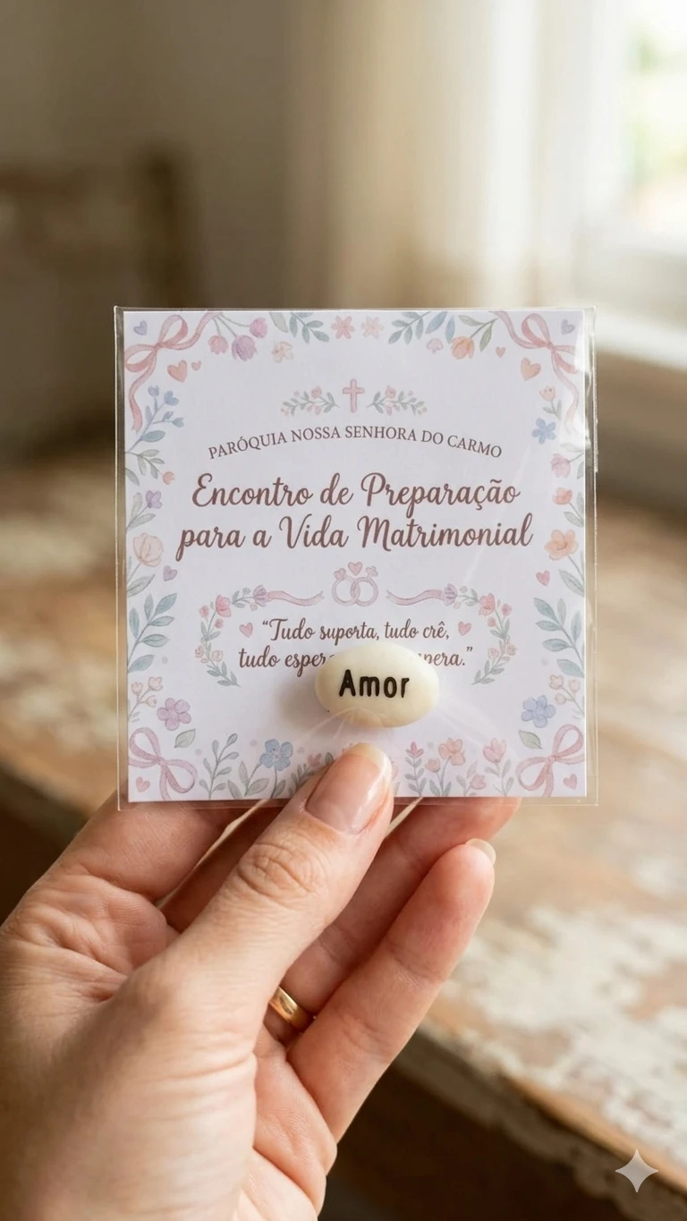Lembrancinha Ecológica Cartão Personalizado com Semente Gravada