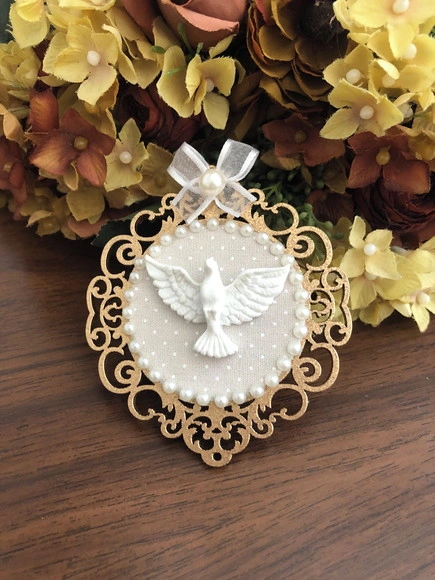 Lembrancinha Imã Mandala Divino Espírito Santo