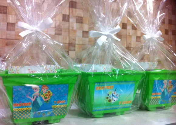 Lembrancinha Kit Jardinagem Frozen Fever