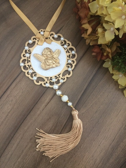 Lembrancinha Mandala de Porta Anjo da Guarda