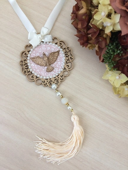 Lembrancinha Mandala de Porta Divino Espírito Santo