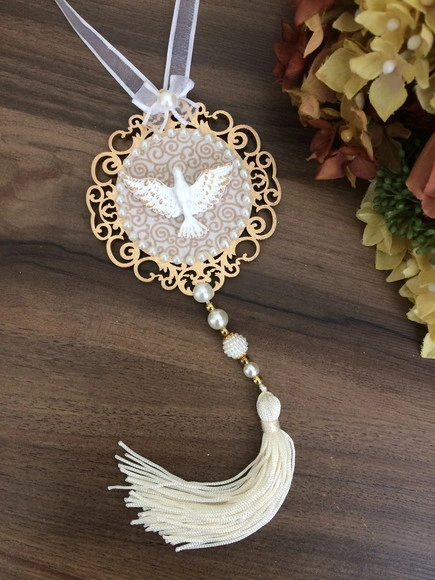 Lembrancinha Mandala de Porta Divino Espírito Santo