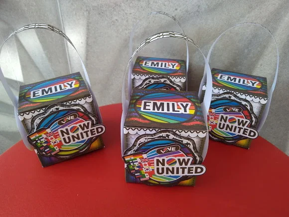 Lembrancinha Now United Caixa Foninho Personalizados