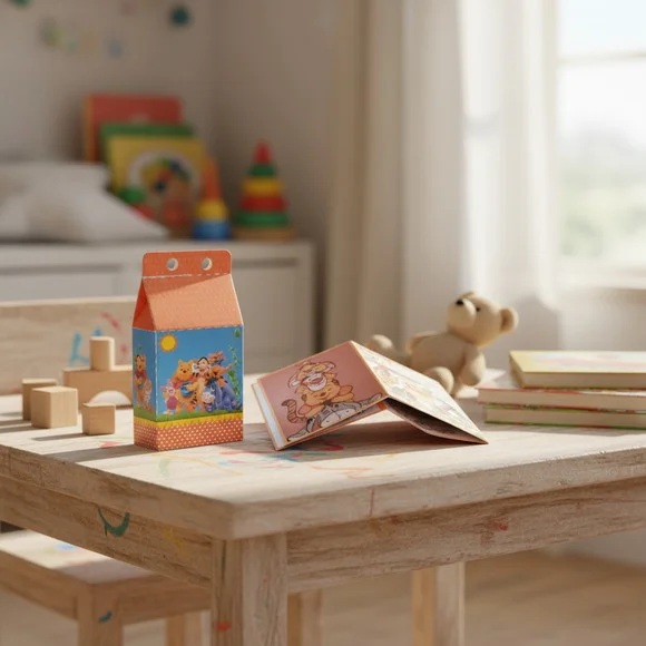 Lembrancinha Ursinho Pooh Caixa Milk e Livrinho de Colorir