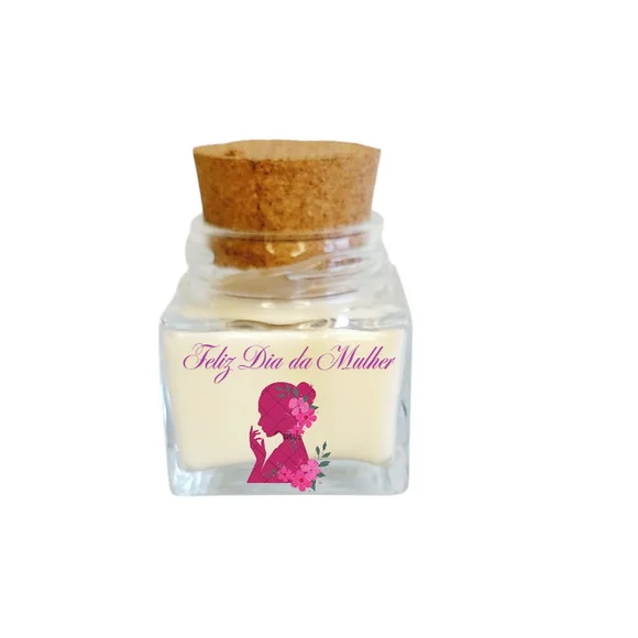 Lembrancinha Vela Aromática Dia da Mulher