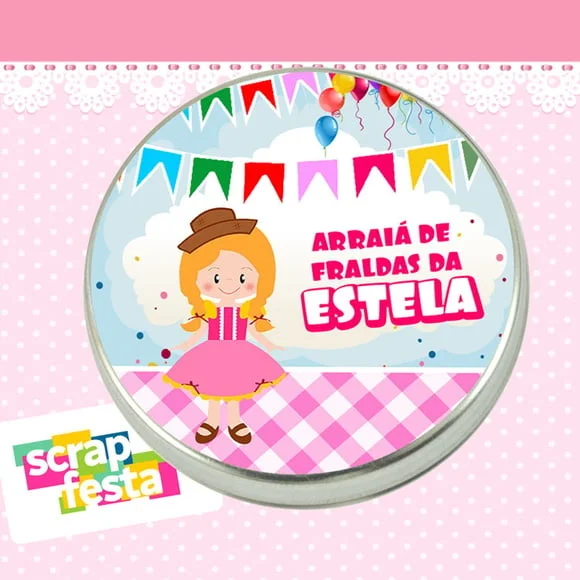 Lembrancinhas de Chá de Bebê Latinhas