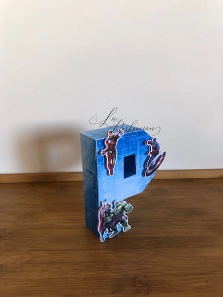 Letra 3d Avengers