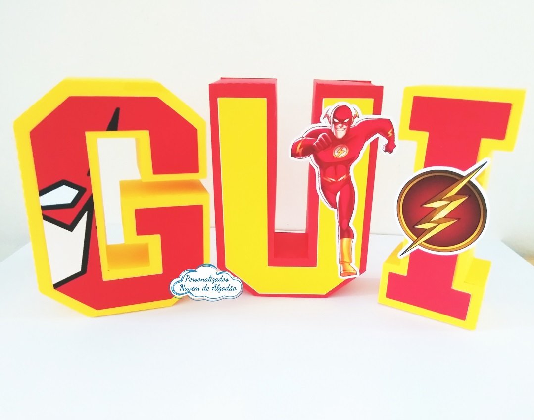 Letra 3d Flash