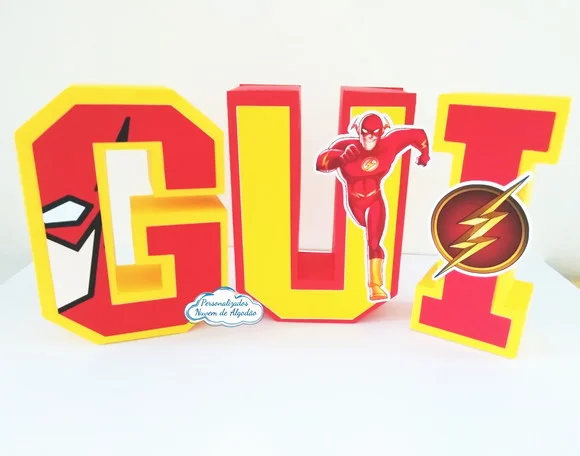 Letra 3D Flash