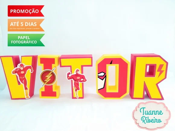 Letra 3D - Flash