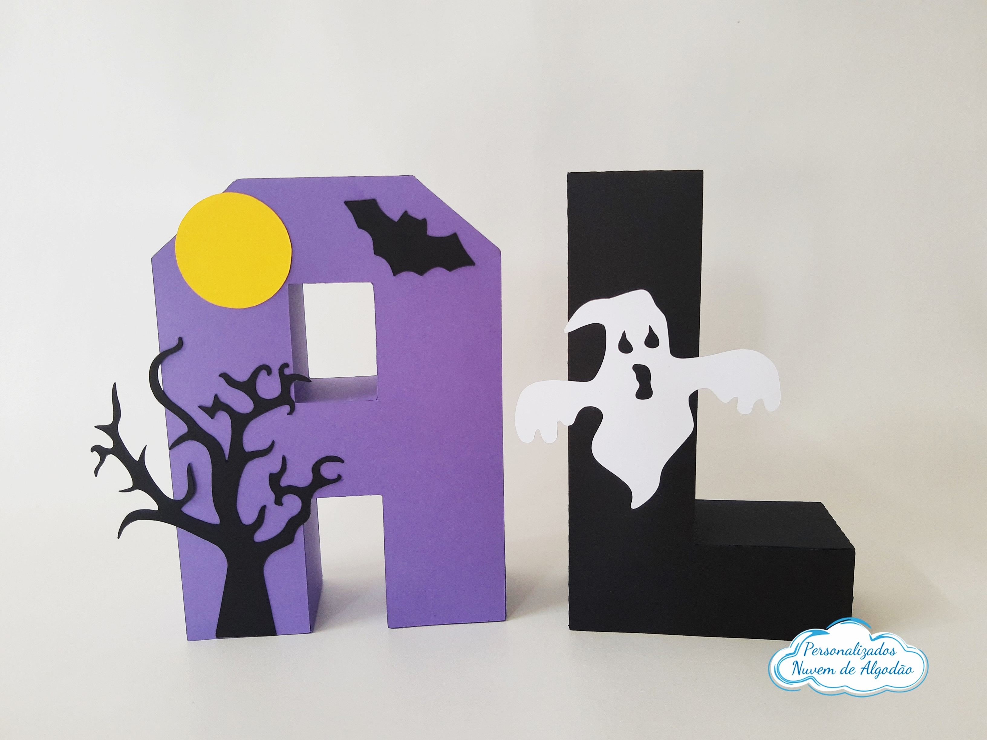 Letra 3d Halloween