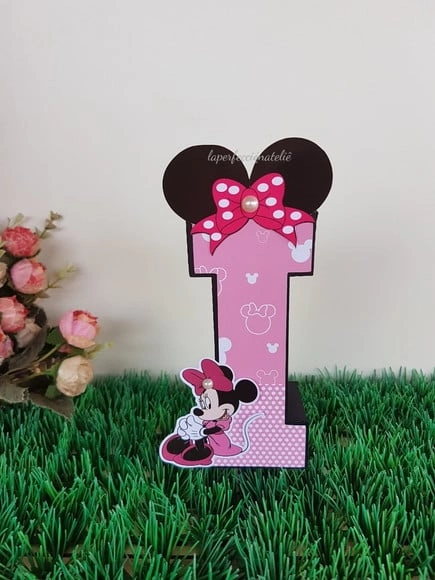 Letra 3D minnie