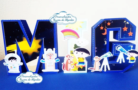 Letra 3D - Show da Luna