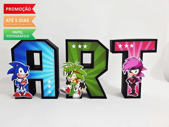 Letra 3d Sonic Underground