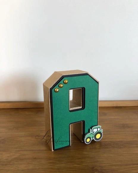 Letra 3d Trator