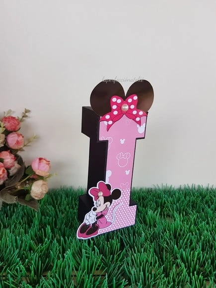 Letra 3D minnie