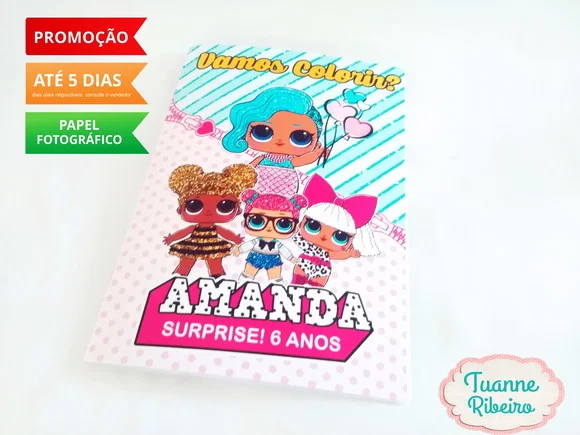Livrinho de Colorir - L.O.L Surprise
