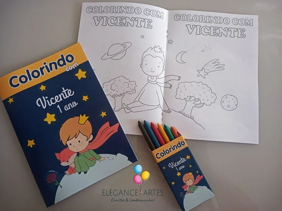Livrinho de Colorir Pequeno Príncipe