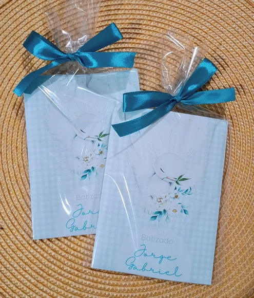 Livrinho de Orações Lembrança Personalizada Batismo