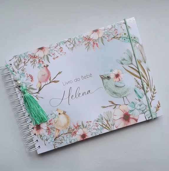Livro do Bebê Grande (19x25cm) + Acessórios - Mod 01