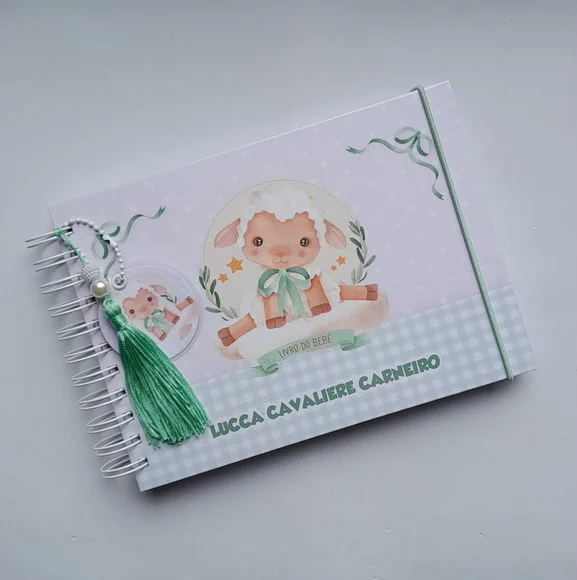 Livro do Bebê Pequeno A5 (15,5 x 21,5cm)