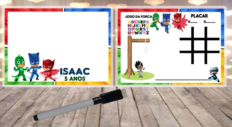 Lousa Magica Infantil Verso com Joguinhos para lembrancinhas