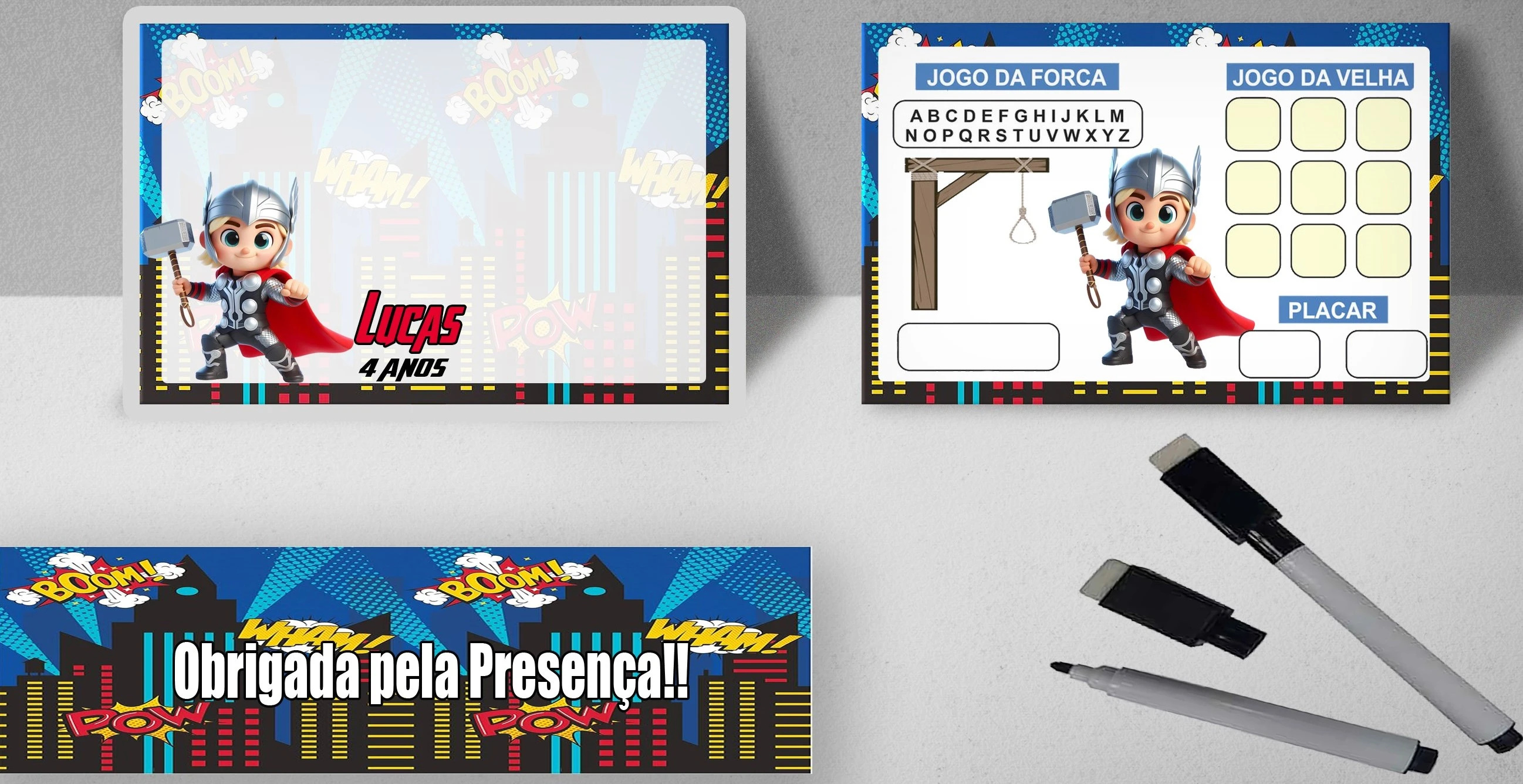 Lousa Magica Infantil Verso com Joguinhos  Personalizada  Lembrancinhas do Tour