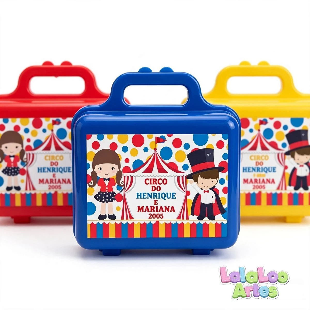Maletinha Circo Personalizada