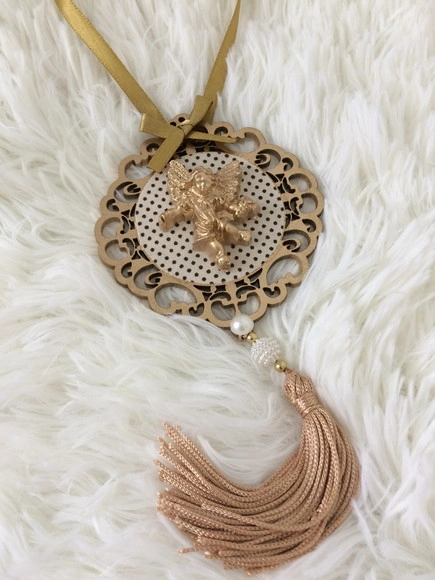 Lembrancinha Mandala de Porta Anjo da Guarda