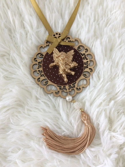 Lembrancinha Mandala de Porta Anjo da Guarda