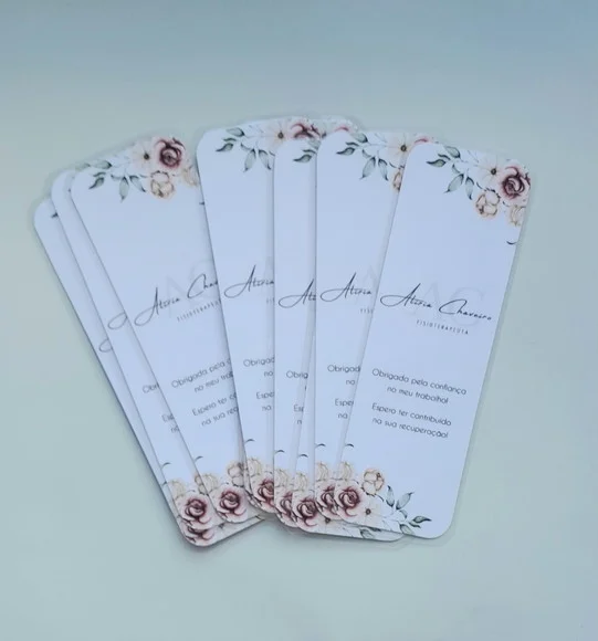 Marcador de Página Personalizado - Plastificado Polaseal