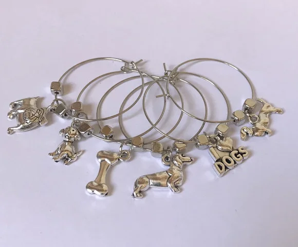 Marcadores De Taça De Cão / Dogs