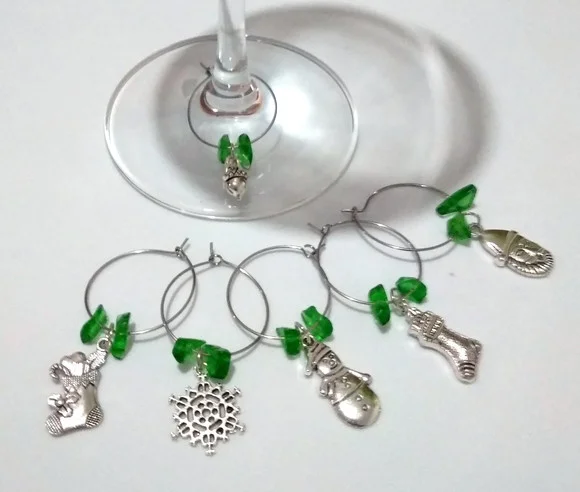 Marcadores de Taça de Natal com 6 Natal