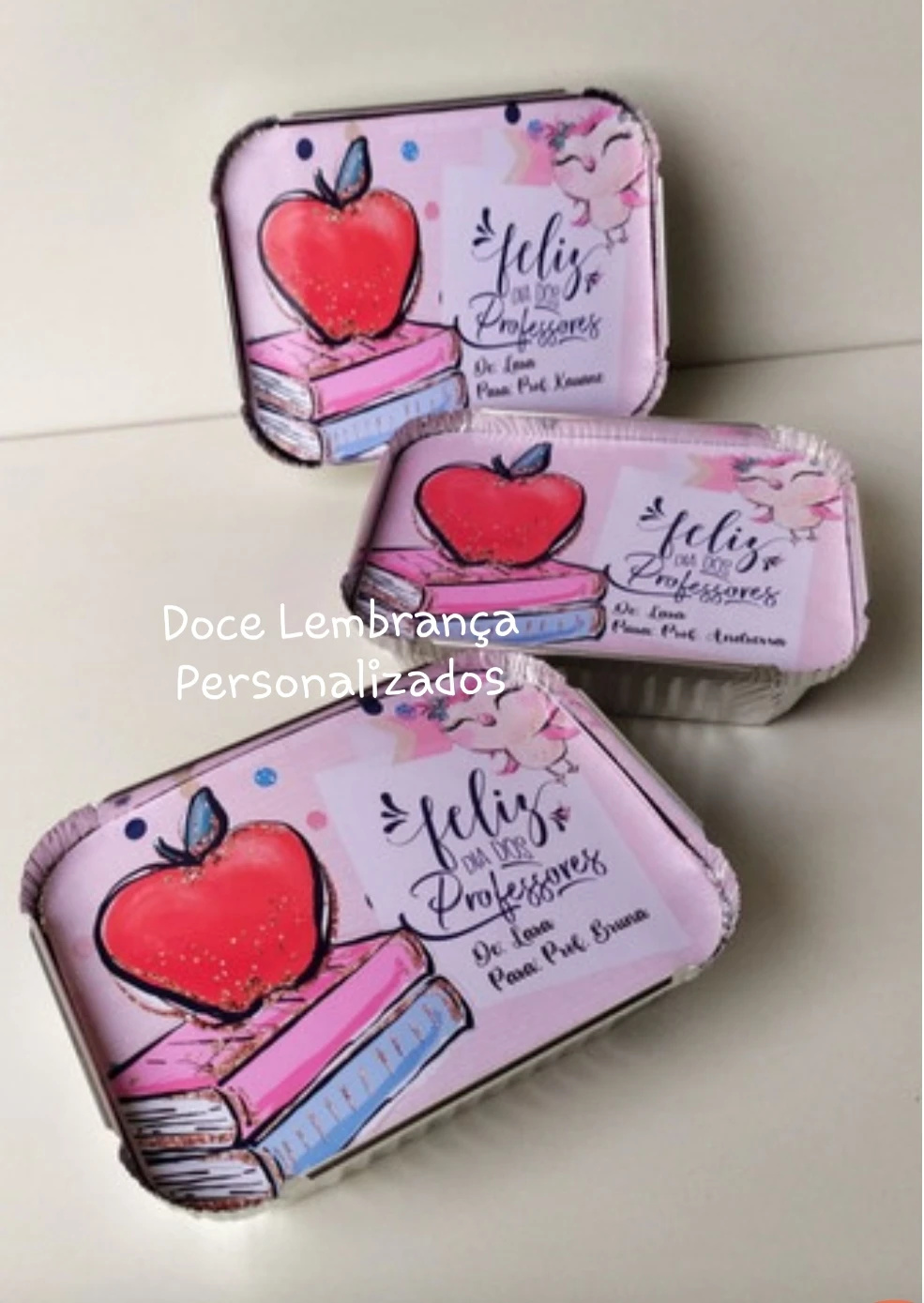 Marmitinhas Personalizadas lembrancinha Dia dos Professores