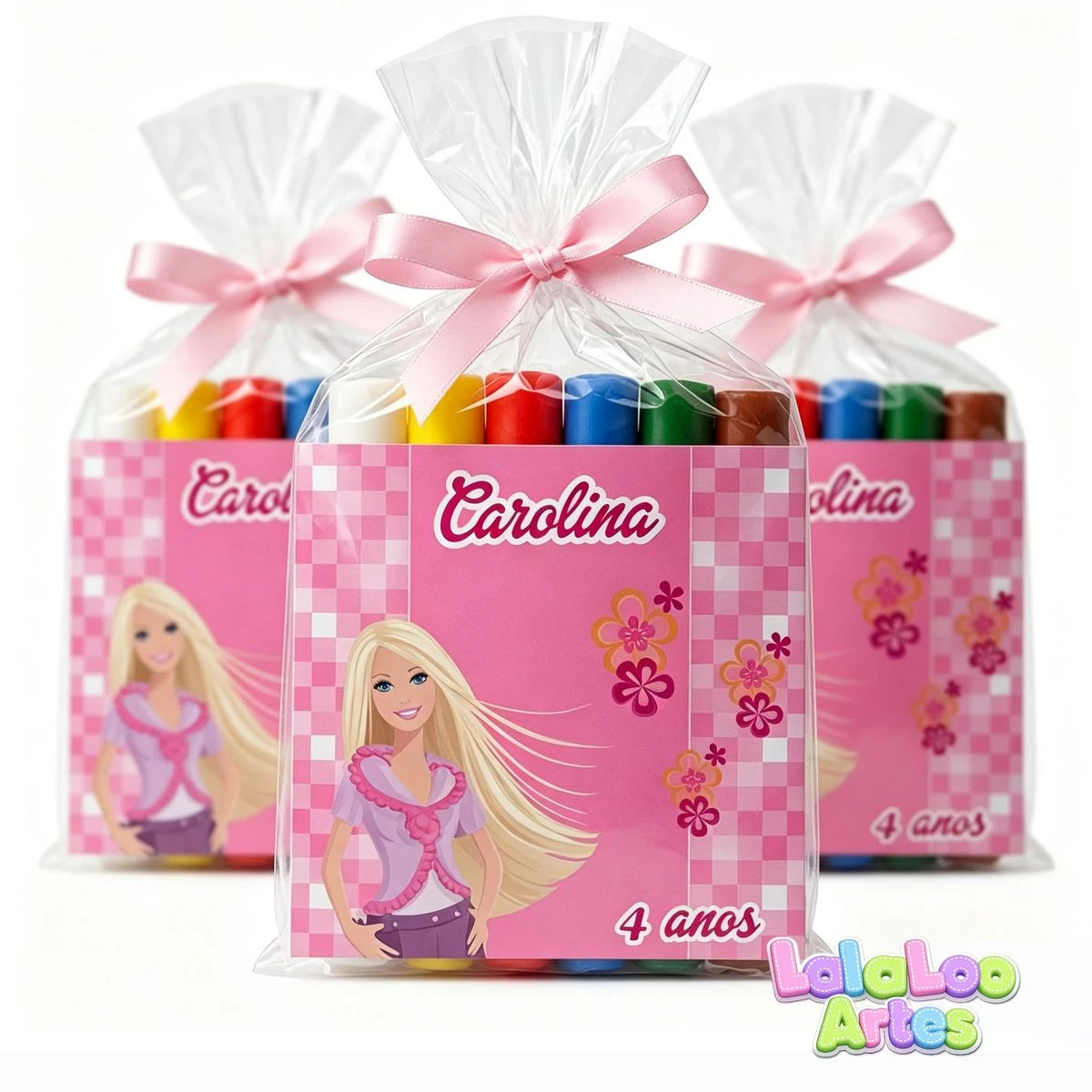 Massinha de Modelar Barbie Personalizada