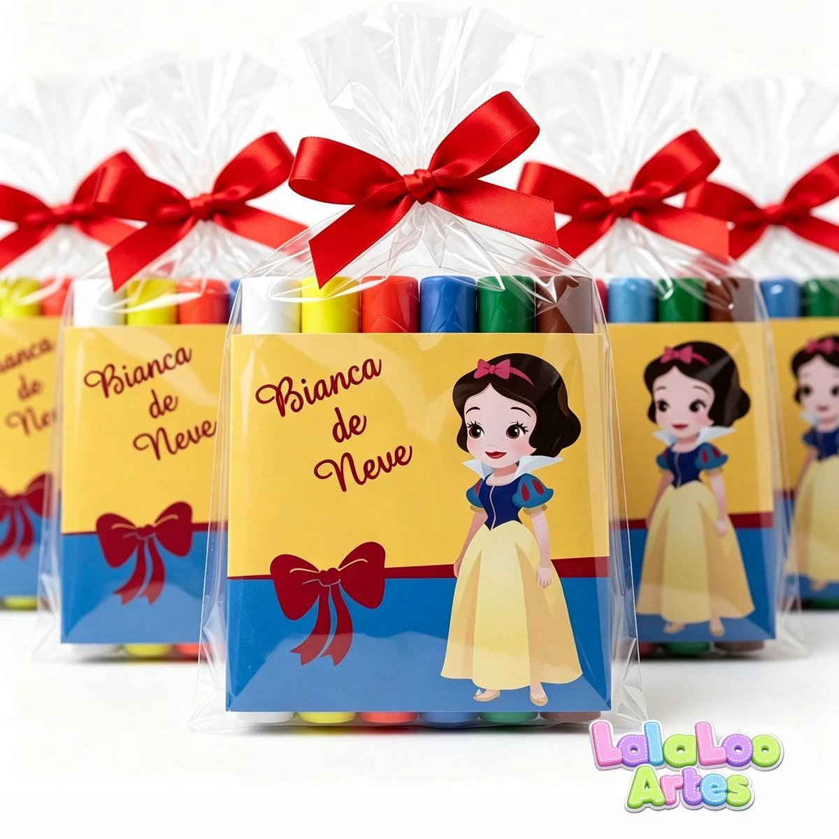 Massinha de Modelar Branca de Neve Personalizada