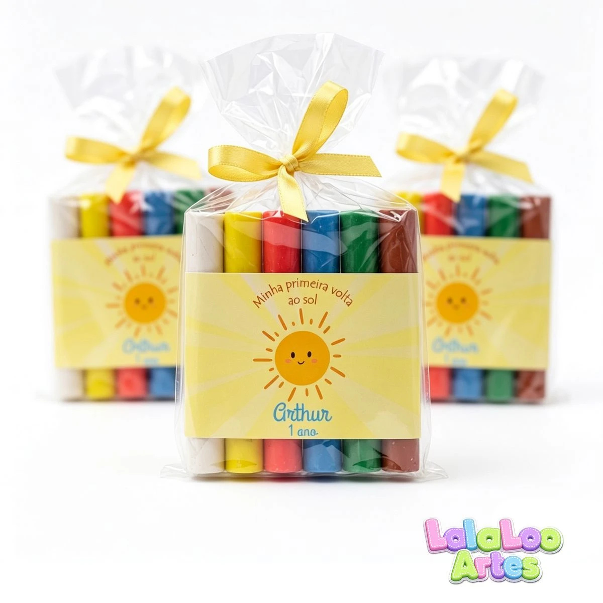 Massinha de Modelar Minha Primeira Volta ao Sol Personalizada