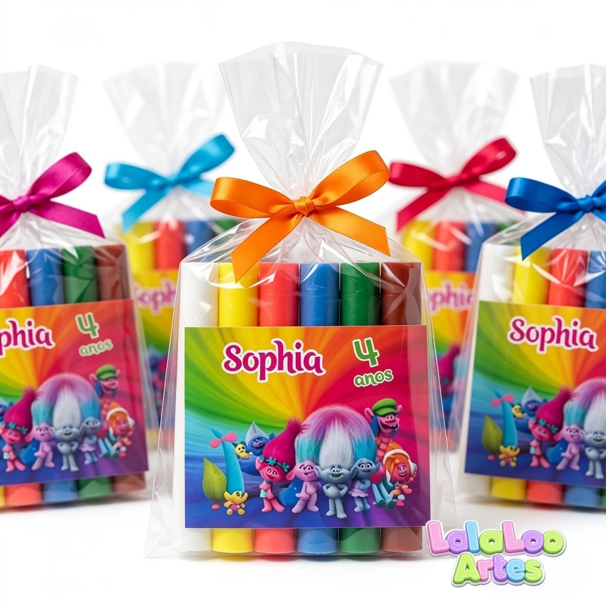 Massinha de Modelar Trolls Personalizada