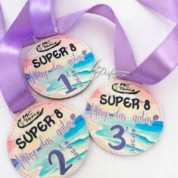 Medalha Personalizada Super 8