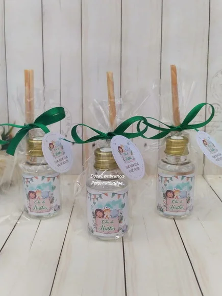 Mini Aromatizador Safari Baby Chá de Bebê Maternidade