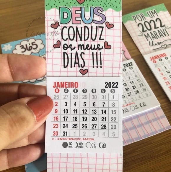 Mini Calendário