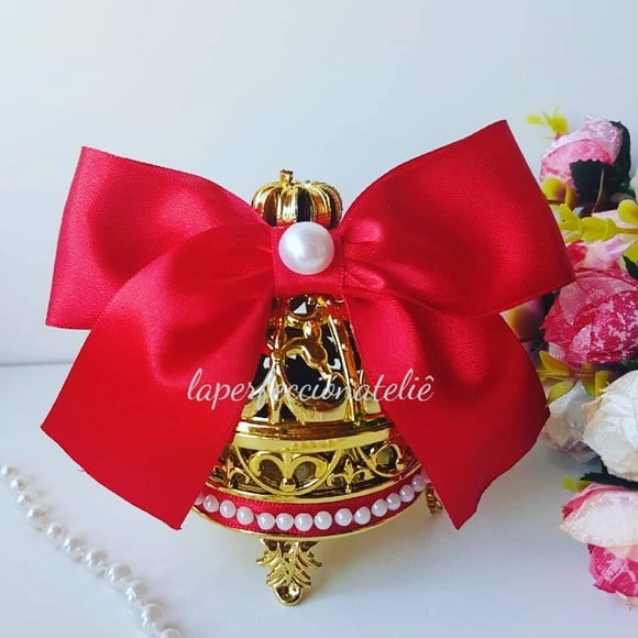 Mini porta-joias dourado