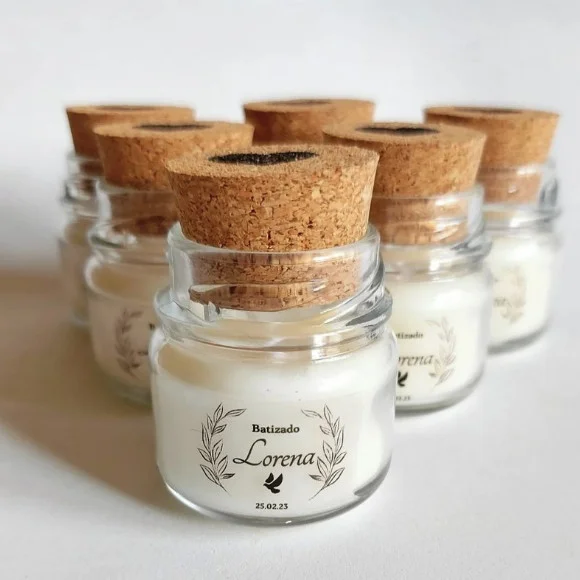 Mini Vela Perfumada Batizado 40g