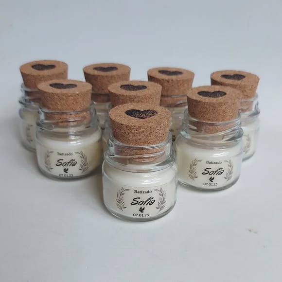 Mini Vela Perfumada Batizado 40g