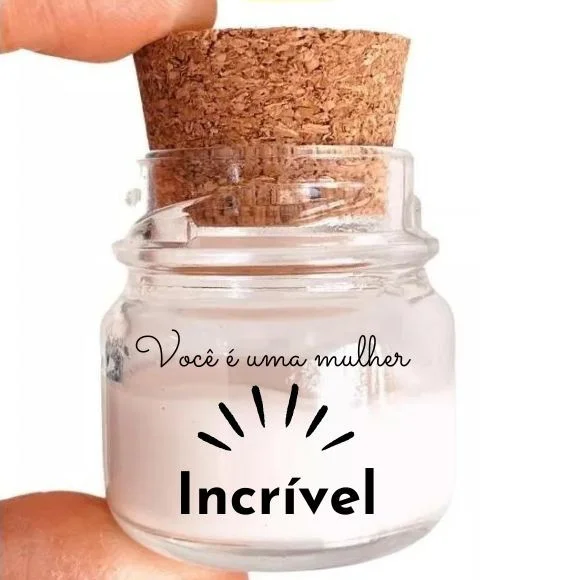 Mini Vela Perfumada Brinde Corporativo Dia da Mulher