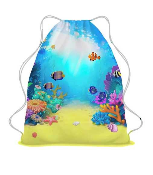 Mochila Sacochila Fundo do Mar Personalizada