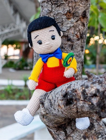 Nhonho em Amigurumi