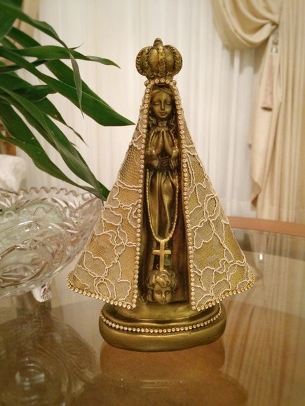 Nossa Senhora Aparecida Tecido 22cm Personalizada