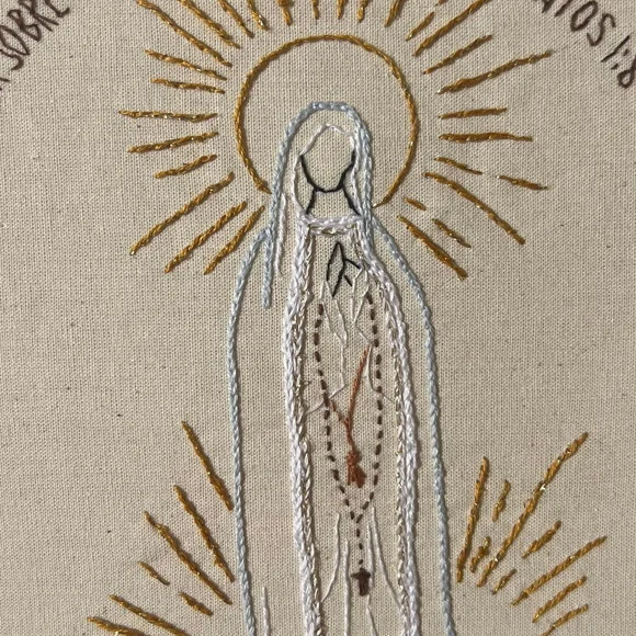Nossa Senhora de Fátima - com Versículo Atos 1:8